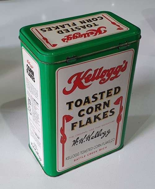 KELLOGG`s tin as per photos
