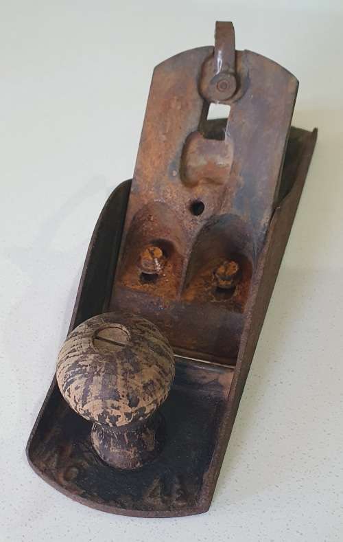 Vintage incomplete no.4 1/2 hand plane for parts, as per photo.