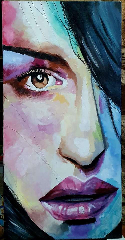 Original acrylic painting as per photos