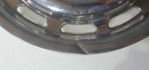 Vintage Mercedes wheel hubcap as per photo