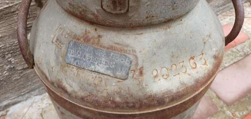 Vintage milk can as per photos