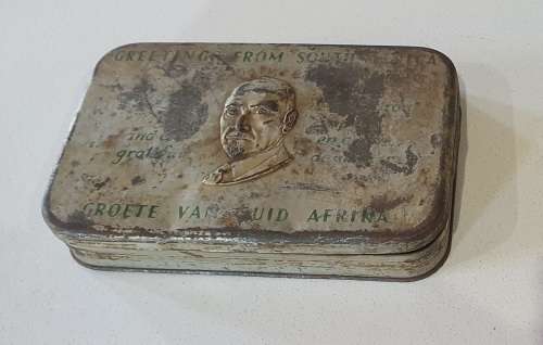 OLD Jan Smuts 1940 tin as per photos
