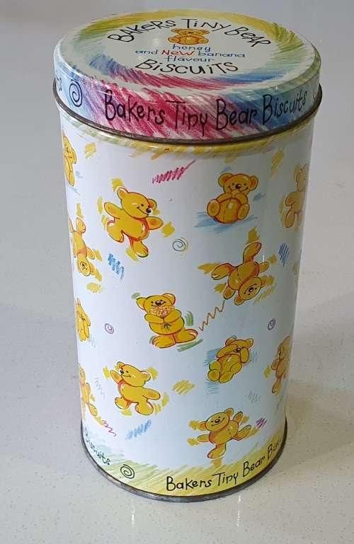 Bakers tiny bear tin as per photos