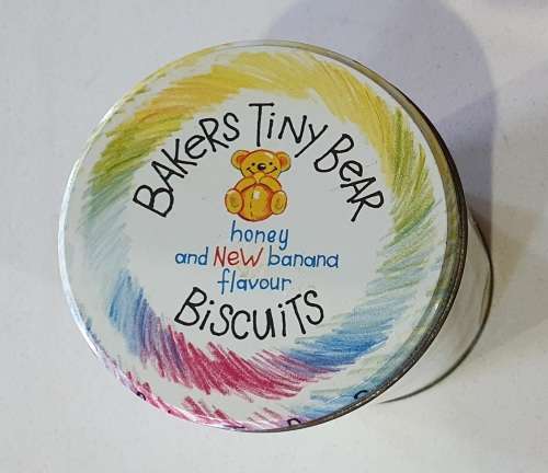 Bakers tiny bear tin as per photos