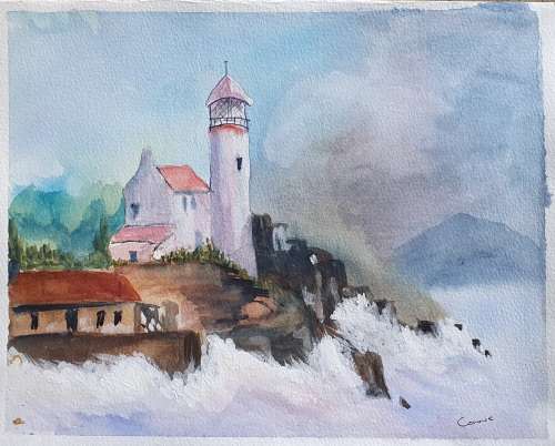Original unframed watercolour painting by Connie de Lange