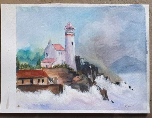 Original unframed watercolour painting by Connie de Lange