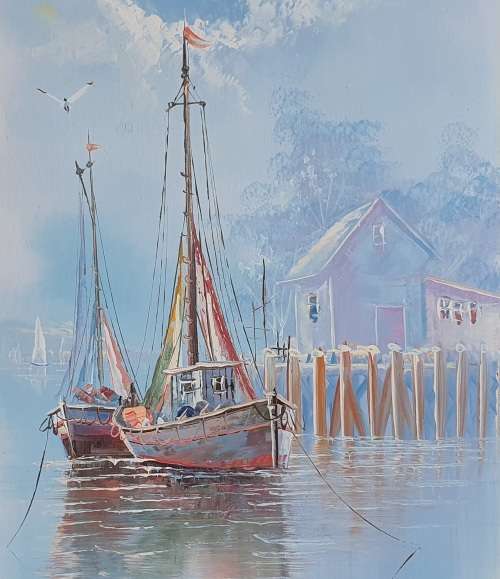 Oil painting by LUINI as per photos