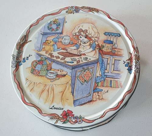 Butter cookies tin as per photos