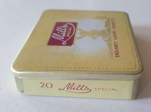 MILLS SPECIAL England`s luxury cigarette tin as per photos