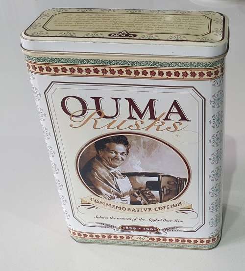 OUMA RUSKS tin as per photos