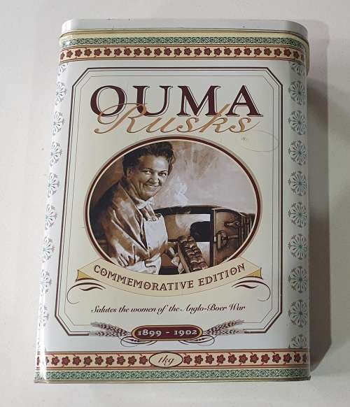 OUMA RUSKS tin as per photos