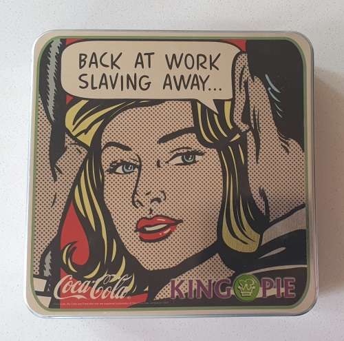 COCA COLA / King pie tin as per photos