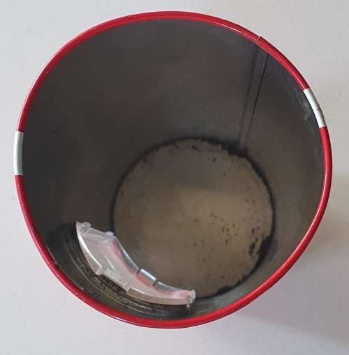 Coca Cola straw holder tin as per photos