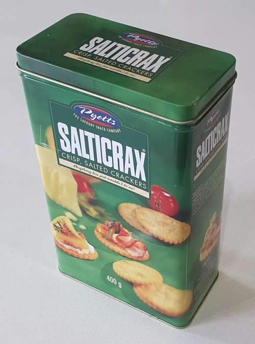 SALTICRAX tin as per photos