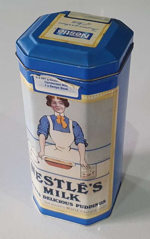 NESTLE MILK tin as per photos