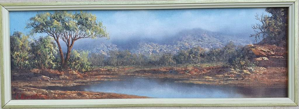 Original framed oil painting by LOUIS REPSOLD as per photos