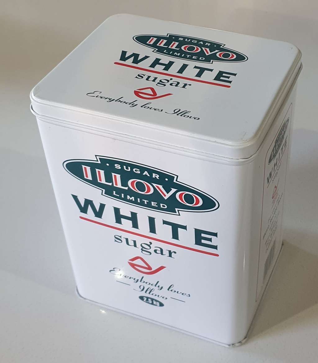ILLOVO Sugar tin as per photos