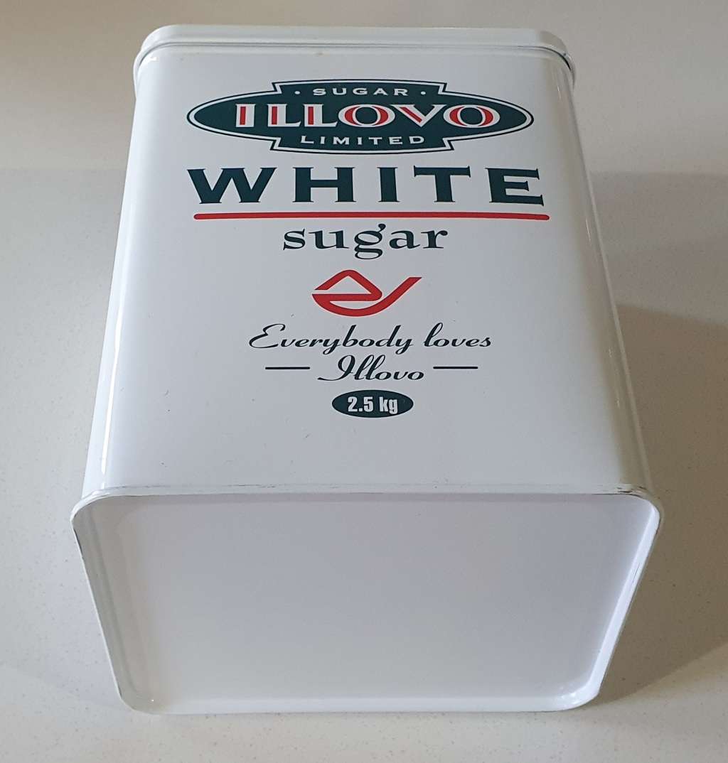 ILLOVO Sugar tin as per photos