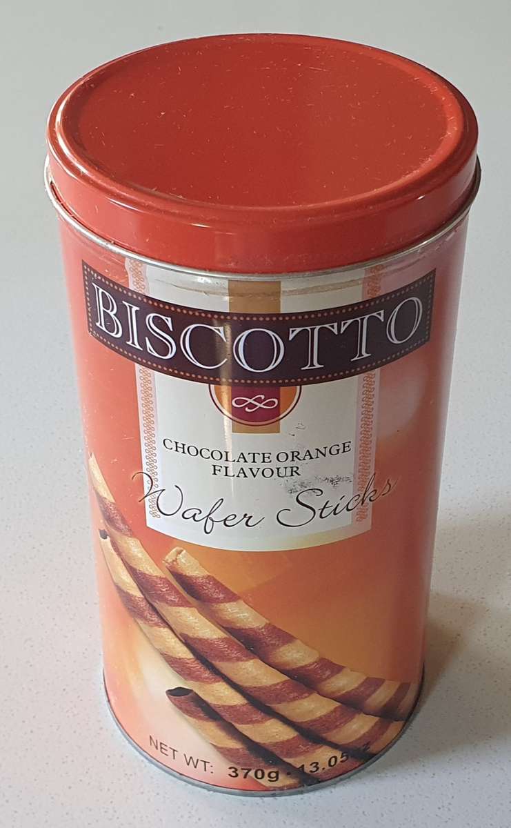 BISCOTTO tin as per photos