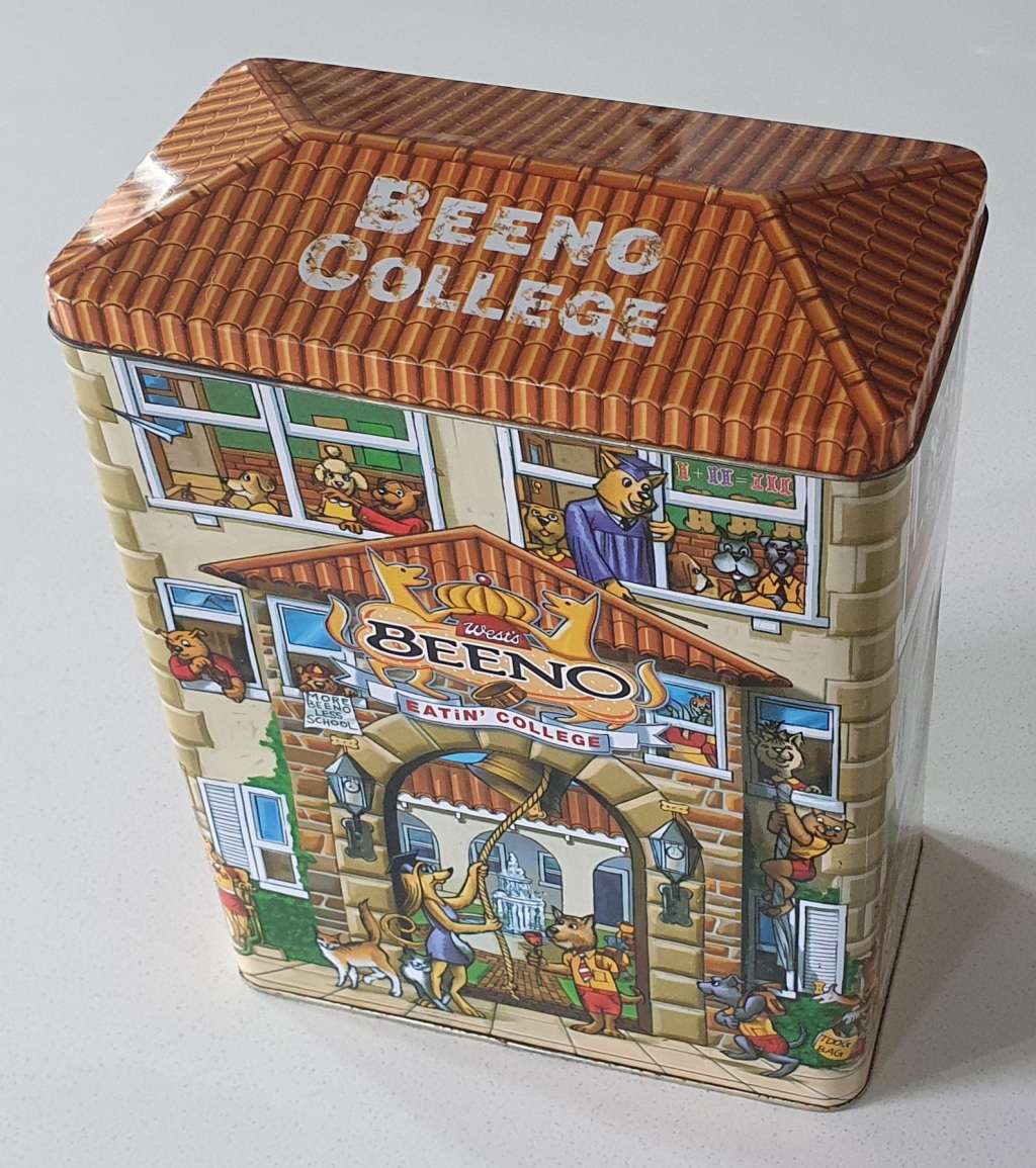 BEENO college tin as per photos