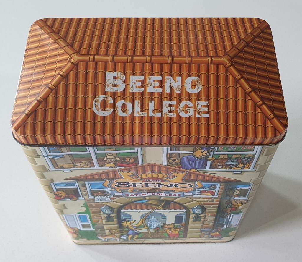 BEENO college tin as per photos
