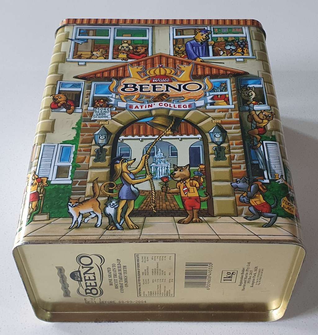 BEENO college tin as per photos