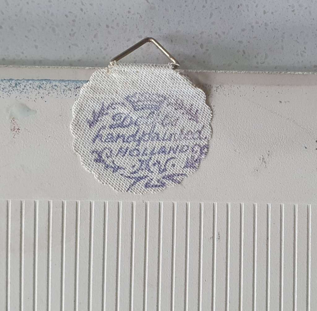 Hand painted Delft tile - made in Holland as per photo.