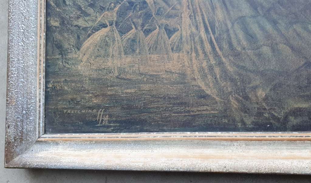 Old TRETCHIKOFF print - as per photos