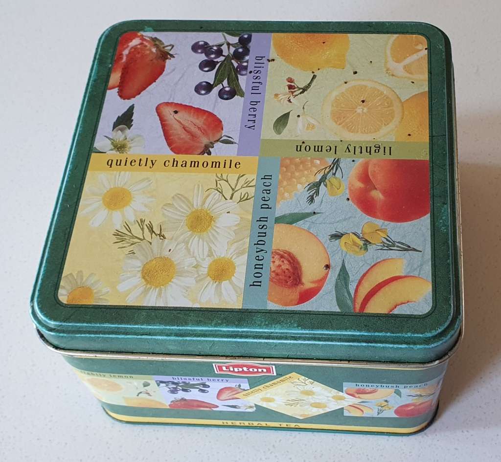 LIPTON tea tin as per photos