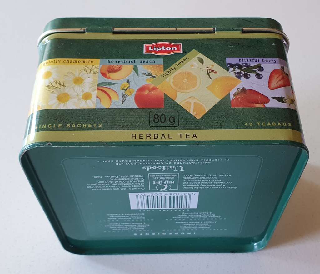 LIPTON tea tin as per photos