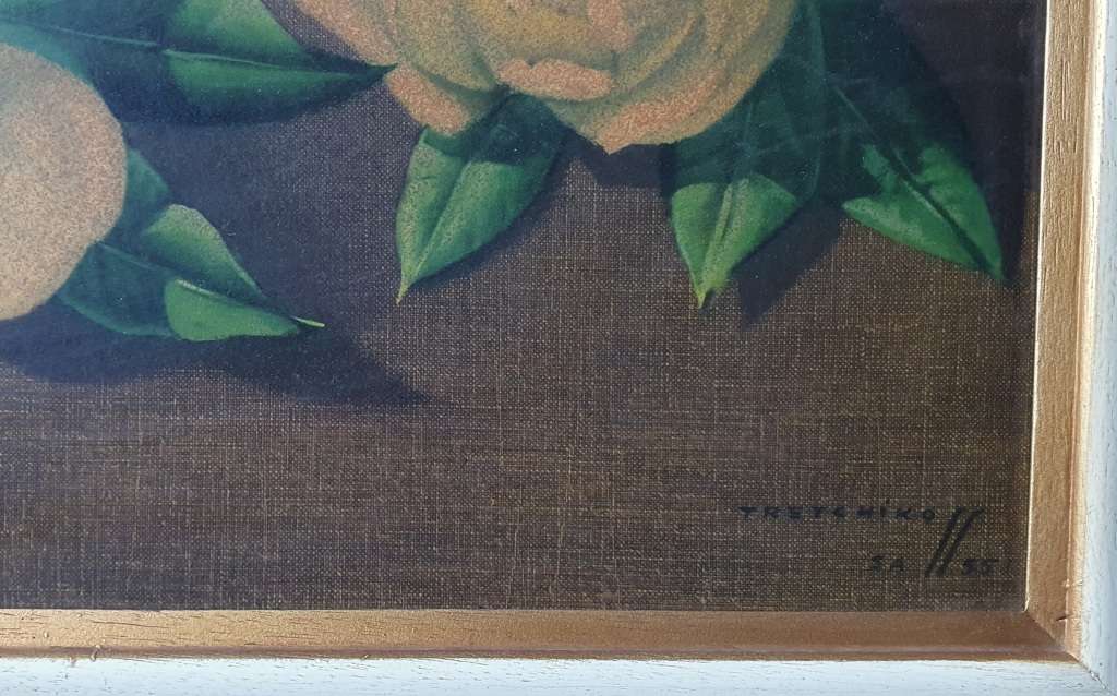 Framed vintage TRETCHIKOFF print as per photos