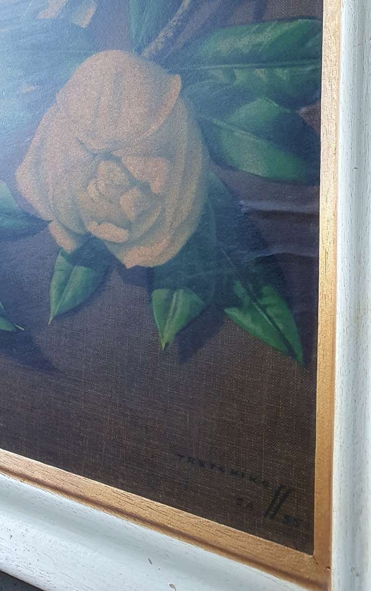 Framed vintage TRETCHIKOFF print as per photos