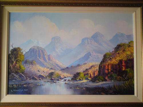 L ALBERTYN - OIL - 960X710mm framed