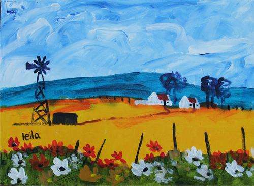 Original painting by LEILA - Namakwaland
