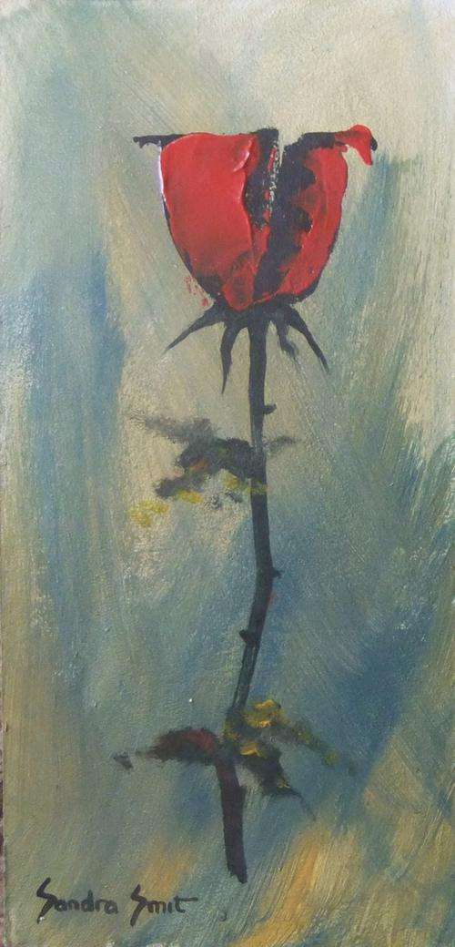 Original painting by SANET SMIT - 155x330mm