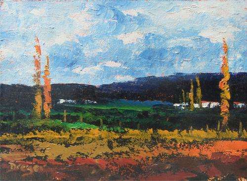 Original oil painting by DREYER