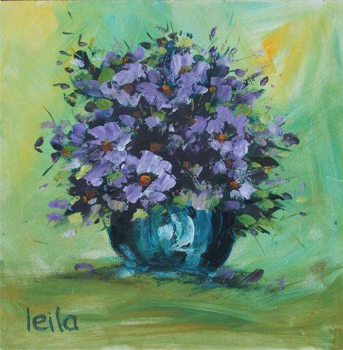 A beautifull acryl painting by Leila - 500x500mm
