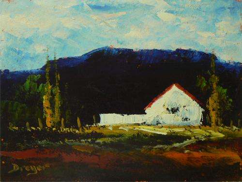 Original oil painting by Dreyer - 225x300mm