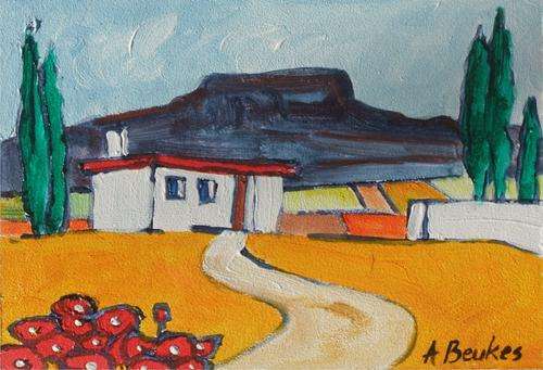 Original acryl painting by A. BEUKES