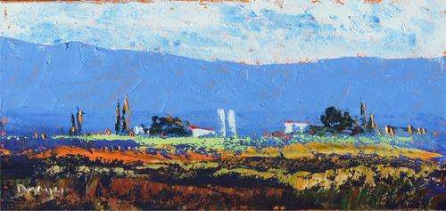 Original oil painting by DREYER