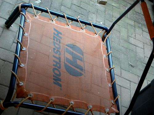 Small Hedstrom Children's Trempoline with handrail