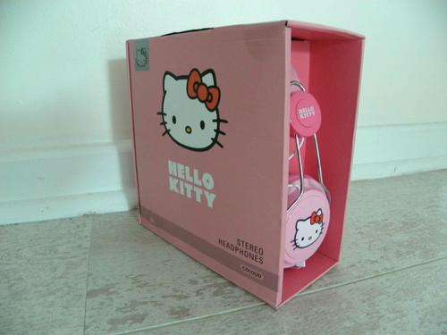 Imported pink Hello Kitty Stereo Headphones