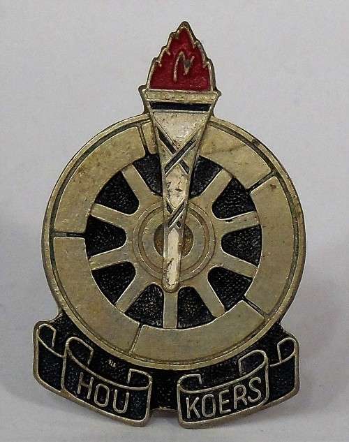 Voortrekker (Hou Koers) Metal Badge *Crazy R1 Start!*                    (#23)