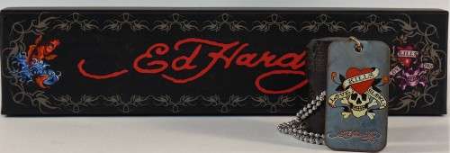 Genuine Ed Hardy dog tag                     (#38)