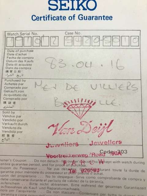 1983 Seiko womans watch - R1 Start  CLEARANCE SALE        (#53)