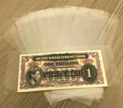 Regular Currency Sleeves x 50