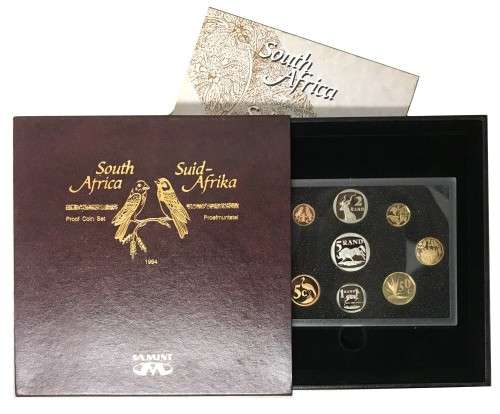 1994 SA Proof Set in Original SA Mint box