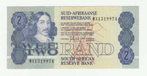 1989 South Africa GPC de Kock R2 Replacement Note