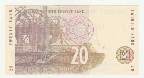 1993 South Africa CL Stals Type 9, Second Issue R20