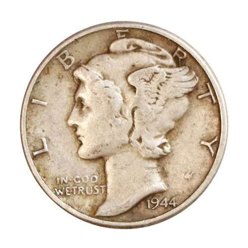 1944 United States Mercury Dime (10 Cent)